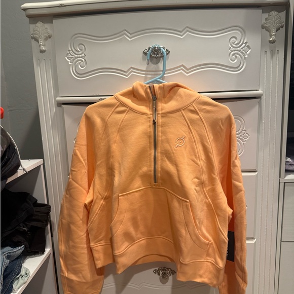 lululemon athletica Jackets & Blazers - Lululemon Athletica x peloton Orange/peachy hoodie. NWT